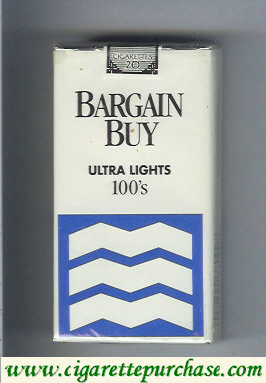 Bargain Buy Ultra Lights 100s cigarettes